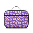 thumbnail image 2 of Daisy Pioneer Flower Purple Pattern Insulated Lunch Bag Teens,Bento School Lunch Bag for Teens for Work,Picnic or Travel 10.6x7.7x4.3 Inches,12 Can Capacity, 2 of 6