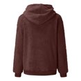 thumbnail image 6 of QHFBli Trendy Women's Hoodie Women's Long Sleeve Pullover Hoodie Loose Fit Casual Top Soft Lined Winter Warmth Comfortable Everyday Blouse Outerwear, 6 of 7