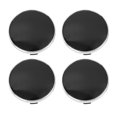 thumbnail image 1 of Unique Bargains 4 Pcs Silver Tone 60mm Dia 5 Clips Car Wheel Center Hub Caps Cover, 1 of 7