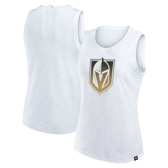 Women's Fanatics White Vegas Golden Knights Slub Tank Top