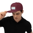 thumbnail image 7 of World Map Flat Bill Hats for Men Snapback Skull Skateboard Hats Baseball Cap, 7 of 7