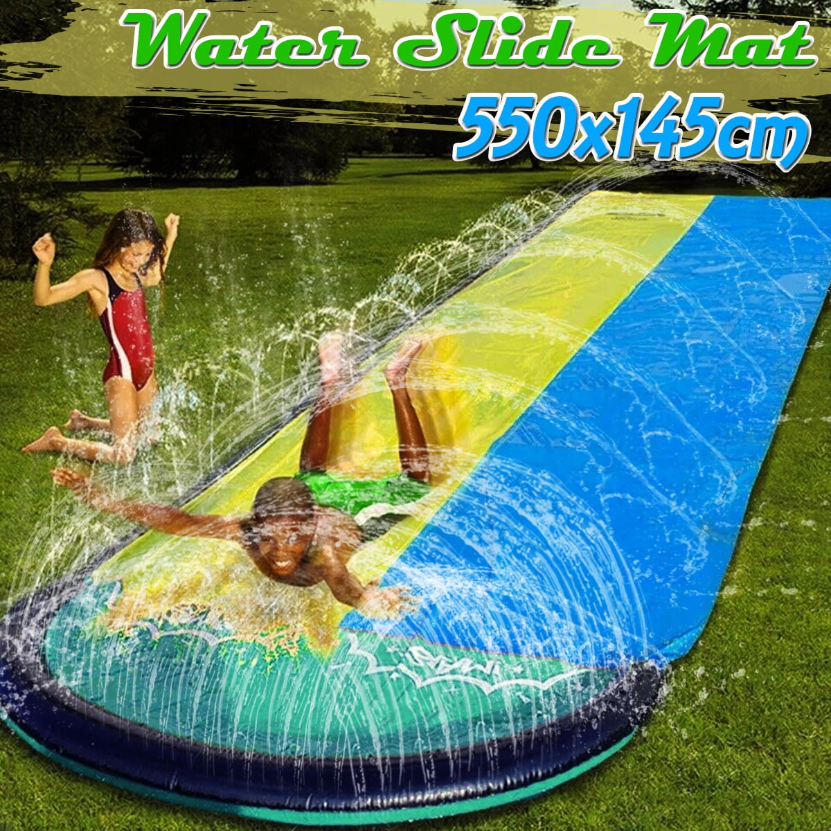 216/192/169 Inch Surf Water Slide Mat Lawn Dual/One Person For Children