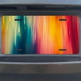 thumbnail image 7 of Color streak Abstract Front License Plate, Metal License Plate, Funny Standard Plates Personalized Novelty Decorative For Men/Women/Boys/Girls Car 6×40 Inch, 7 of 7