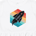 thumbnail image 4 of Inktastic Rocket Ship Retro Space Girls Toddler Dress, 4 of 5