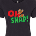 thumbnail image 4 of Inktastic Oh Snap Broken Gingerbread Women's T-Shirt, 4 of 5