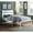 White_Twin, variant on Tcbosik Twin Size Metal Platform Bed with Wood Headboard, White