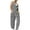 Gray, variant on gakvbuo Sports Jumpsuit for Women's Summer Sleeveless High Waist Jumpsuits crew Neck Button up Wide Leg Pants Rompers with Pocket Onesie Pants