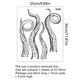 thumbnail image 4 of Calcomanías de pared con tentáculos de pulpo, calcomanías decorativas para inodoro con pulpo Kraken, calcomanías de baño Kraken para asiento de inodoro, 4 of 8