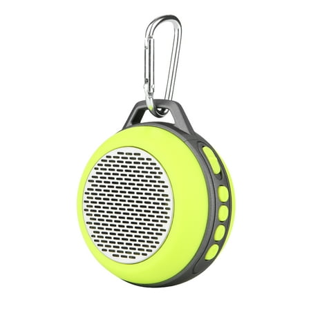AGPtek Portable Speaker with Enhanced Bass and Built-in Mic Mini Compact Size for Home Outdoor