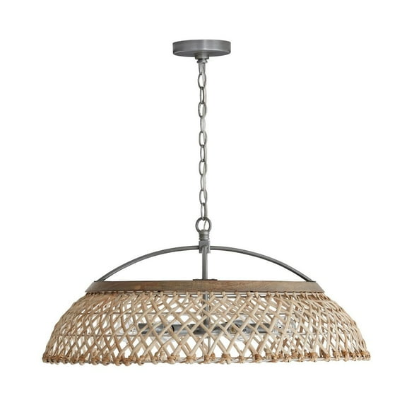 6 Light Pendant In Urban/Industrial Style 29 High By 13 Wide -Traditional Installation Capital Lighting 340862Gk