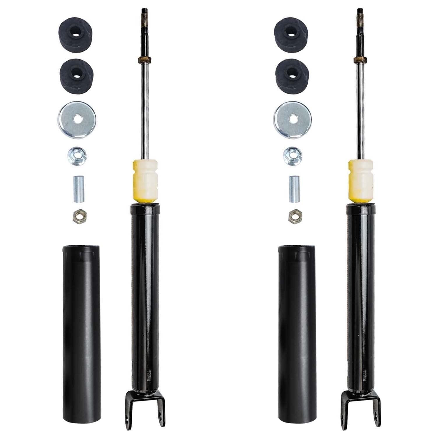 Detroit Axle - 4pc Suspension Kit for 2013-2019 Ford Taurus, 2 Front Struts w/Coil Spring Assembly 2 Rear Shock Absorbers 2014 2015 2016 2017 2018 Replacement