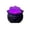 Purple, variant on COM1950s Spooky Halloween Diy Witch Bucket Set with Lights,Vintage Decor for Party Tabletop,Glowing Cauldron Prop Kit Includes Remote Control and 30 Leds.