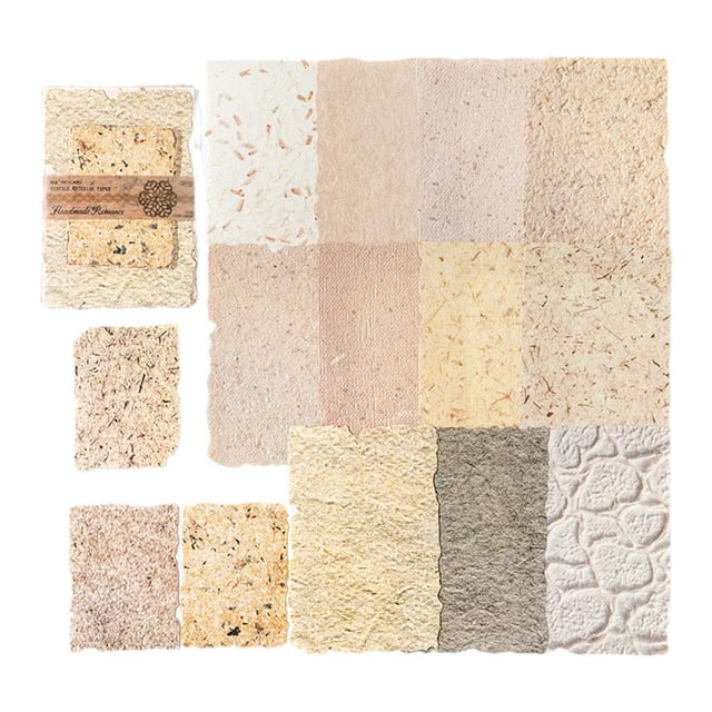 Papier pour Scrapbooking Papier Gaufré Texturé Ensemble Assorti Bricolage Scrapbooking