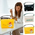 thumbnail image 1 of Bolsa de almuerzo aislante con paredes térmicas - Caja bento de gran capacidad resistente al aceite para oficina y viajes - Bolsa de comida plegable con bolsillo delantero, 1 of 1