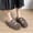 Grey, variant on Women's Suede Clogs Leather Mules Cork Footbed Sandals Potato Shoes Soft Clog Slippers