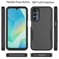 thumbnail image 3 of Galaxy A16 5G Case , 2 in 1 Phone Case for Samsung Galaxy A16 5G 6.7 inch ,Takfox Shockproof Protection Heavy Duty Armor Hard Plastic & Rubber Rugged Full Body Bumper Cover ( Black ), 3 of 12