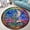 Cactus, variant on Circle Area Rug, Christmas Squirrel2 Nature Pattern Washable Non-Slip Floor Carpet, Soft Rug for Living Room Bedroom Decor 24 Inch