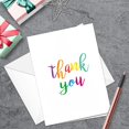 thumbnail image 4 of 6 juegos de tarjetas de Navidad con pegatinas de sobres tarjetas de agradecimiento de vacaciones de Navidad tarjetas de agradecimiento tarjetas de mensajes en blanco postales, 4 of 5