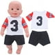 thumbnail image 4 of Ropa para muñecas bebés, camiseta, ropa para muñecas, ropa para muñecas, conjunto de ropa para muñecas, diseñado a medida, 4 of 8