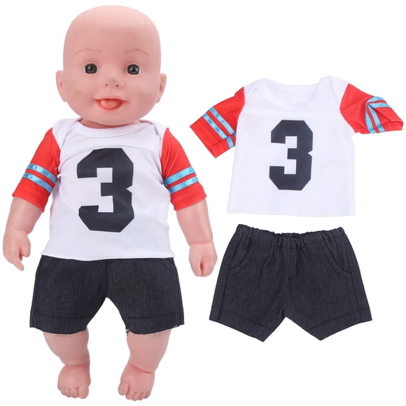 Ropa para Muñecas Camisetas y Pantalones Cortos BuyWeek para Muñecas de 18 Pulgadas
