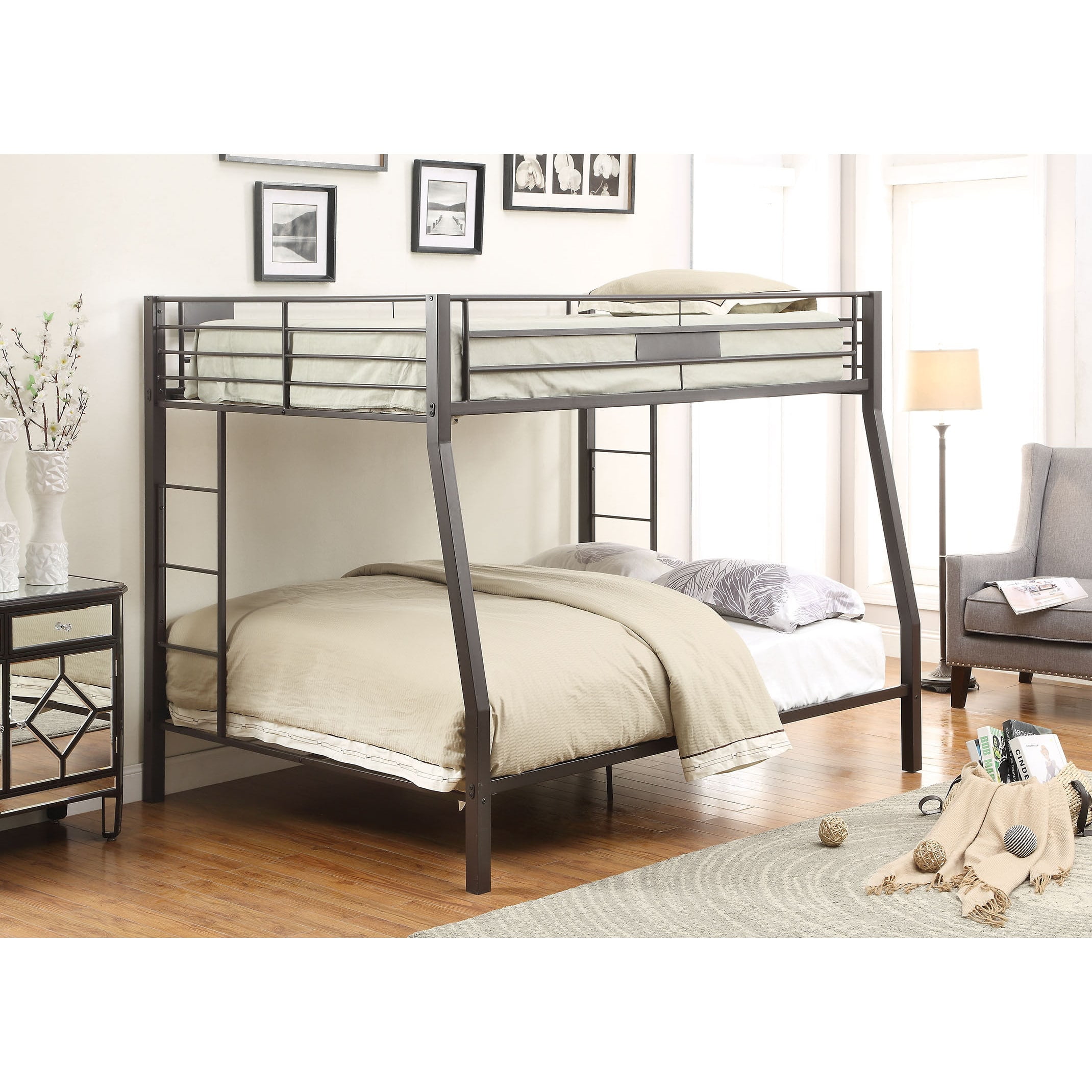 twin xl over full bunk bed