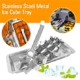 thumbnail image 2 of Lever-Style Ice Tray 2 In 1 Stainless Steel Ice Making Mold Mold/ B9K4, 2 of 8