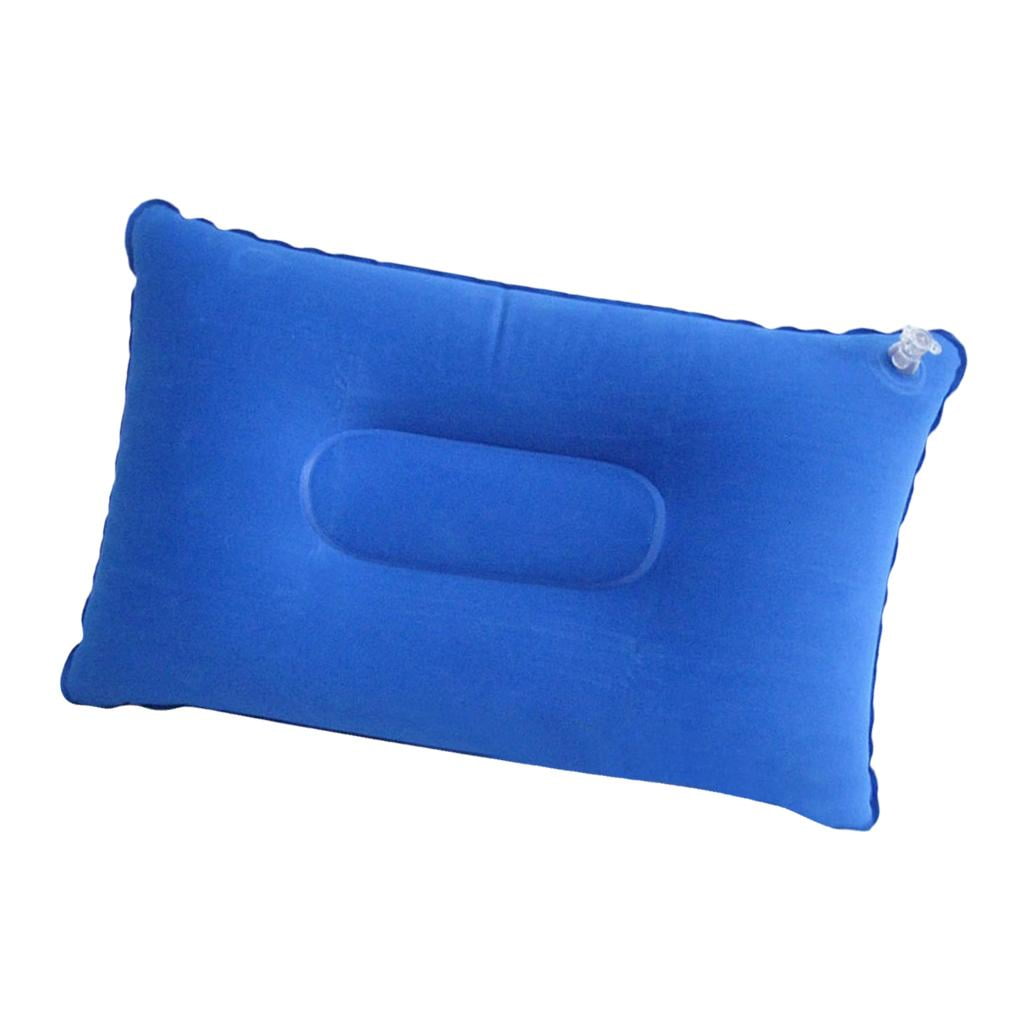 Colaxi Ultralight Inflating Travel Camping Pillow Compressible Inflatable Air Cushion For Neck Support Camping Backpacking Blue 34x22cm Blue 34x2