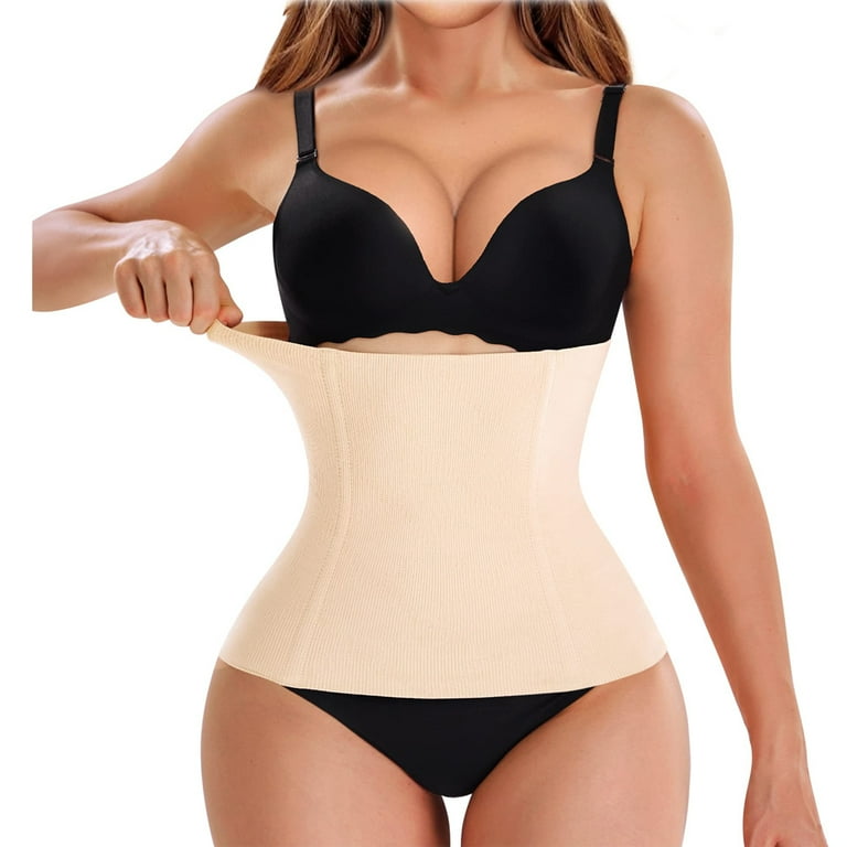 Pack Of 2 Tummy Control Seamless Corset Shapewear Belt