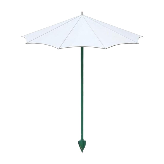 davian Parasol pour Plantes d'Extérieur, Pare-Soleil pour Fleurs, Portable, Résistant aux Intempéries, Polyvalent, Parasol d'Ombre pour Plates-Bandes, Blanc