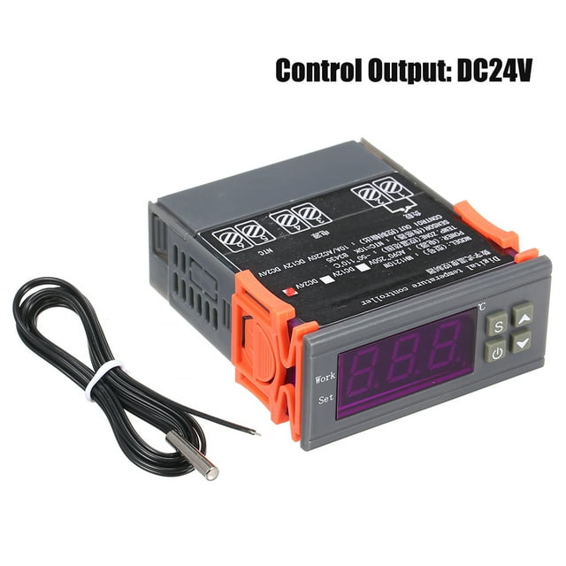 Amdohai MH-1210W Intelligent Microcomputer Digital Temperature Controller High Accuracy Heating/Cooling Temperature Control Thermostat Regulator with Sensor