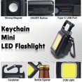 thumbnail image 4 of 2X Linterna Pequeña LED, Linternas de COB Recargables Brillantes de 1000 Lúmenes, 4 Modos de Luz, Luz de Bolsillo Portátil, 4 of 5