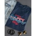 thumbnail image 3 of 4Th Of July! Shaped T-Shirt Women -Image by Shutterstock, Female x-Large, 3 of 4