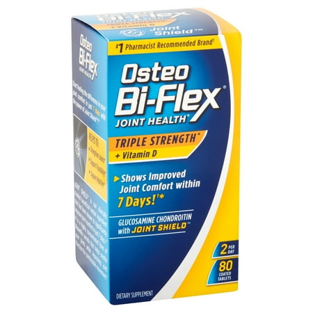 Osteo Bi-Flex Glucosamine Chondroitin with Joint Shield Coated Tablets, 80 count