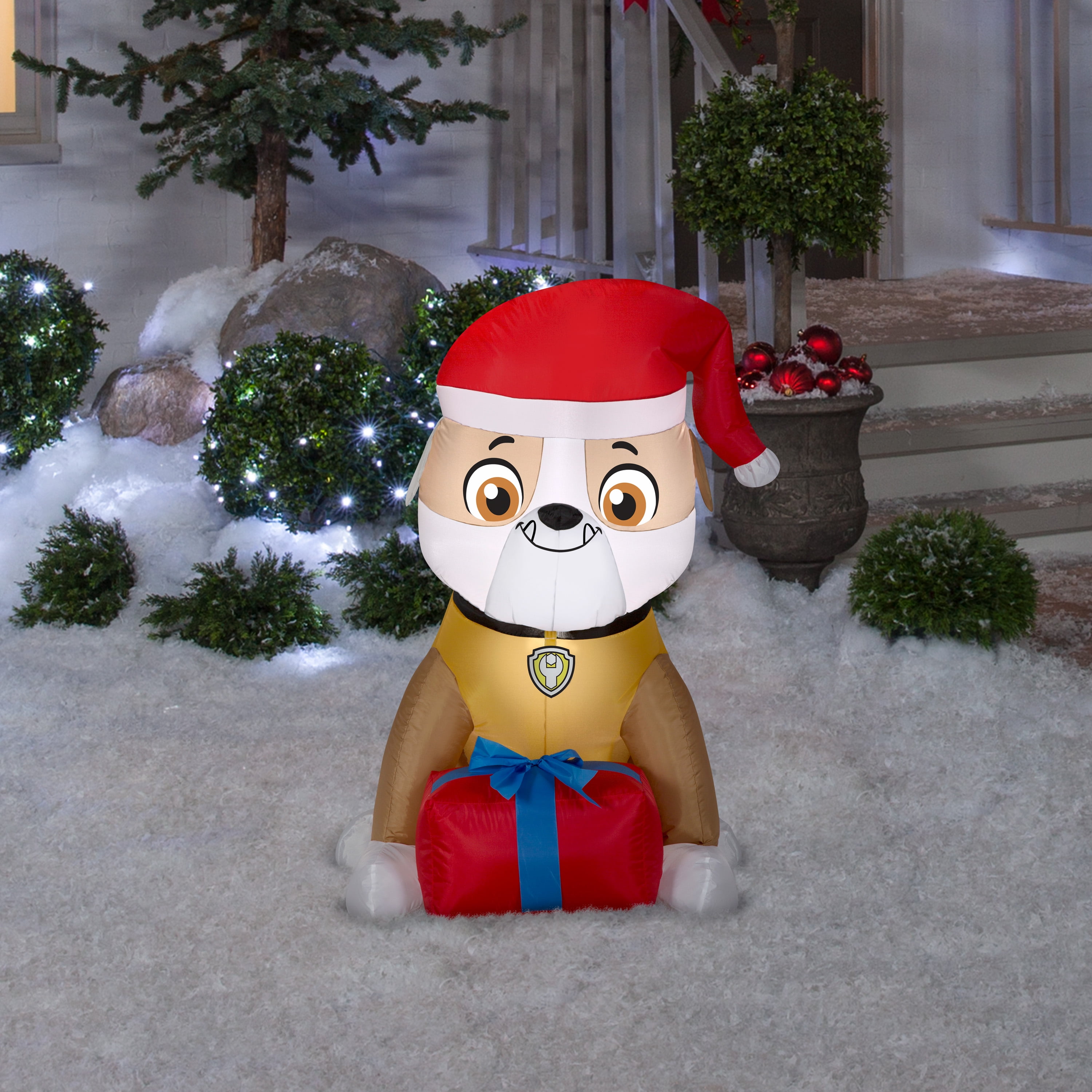 Inflatable Yard Decorations Gemmy 3 Airblown Rubble w/Present Christmas