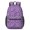 Paisley and Damask Purple Pattern, variant on Paisley and Damask Purple Pattern 17" Waterproof Oxford School Backpacks for Teens, S-Shape Padded Straps, for School, Travel, Hiking, Camping