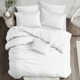 thumbnail image 3 of Nova White Duvet Cover Set Twin, 3 of 5