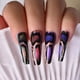 thumbnail image 1 of Uñas postizas, uñas postizas, regalos para mujeres, 24 parches para uñas postizas, productos para uñas usables, pegatinas removibles con pegamento de 1 ml., 1 of 2