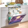 thumbnail image 2 of Yayeee Magnetic Dishwasher Cover for The Front Decoration Home Kitchen Machine Sticker Protector, Night Purple Road, 2 of 6