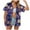 Purple, variant on Towmus Women Halloween Hawaiian Shirt Cute Floral Ghosts Print Button Down Shirts Holiday Short Sleeve Tops