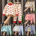 thumbnail image 5 of mgoYE Girl Toddler Baby Clothes Cotton Long Sleeve Sweatshirt & Pants Set 4Pcs 3 6 12 18 24 Months 3T 4T 5T 6T Girls Fall Winter Outfits Size 3-6 Months, 5 of 6