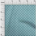thumbnail image 2 of oneOone Velvet Light Blue Fabric Geometrical Craft Projects Decor Fabric Printed By The Yard 58 Inch Wide, 2 of 4