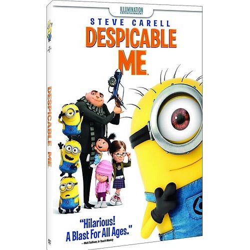 Despicable Me (DVD + Movie Cash + Minions Wall Clings) (Walmart ...