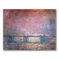 thumbnail image 2 of Trademark Fine Art Claude Monet The Thames at Charing Cross Canvas Wall Art - 24x32, 2 of 3