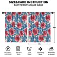 thumbnail image 2 of Blackout Kids Curtains,Pioneer Flower Floral Print Pattern Childrens Insulated Curtains Set Of 2,Bedroom Essentials,Toddler Room Decor 42"x54", 2 of 5