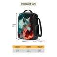 thumbnail image 5 of Yuyamidu 4 in 1 Cool Wolf Kids Backpack with Lunch Bag for Boys Girls Bookbag and Lunch Box Set Pencil Case Water Bottle Bag Middle/Elementary School Bag for 4th Grade, 5 of 7