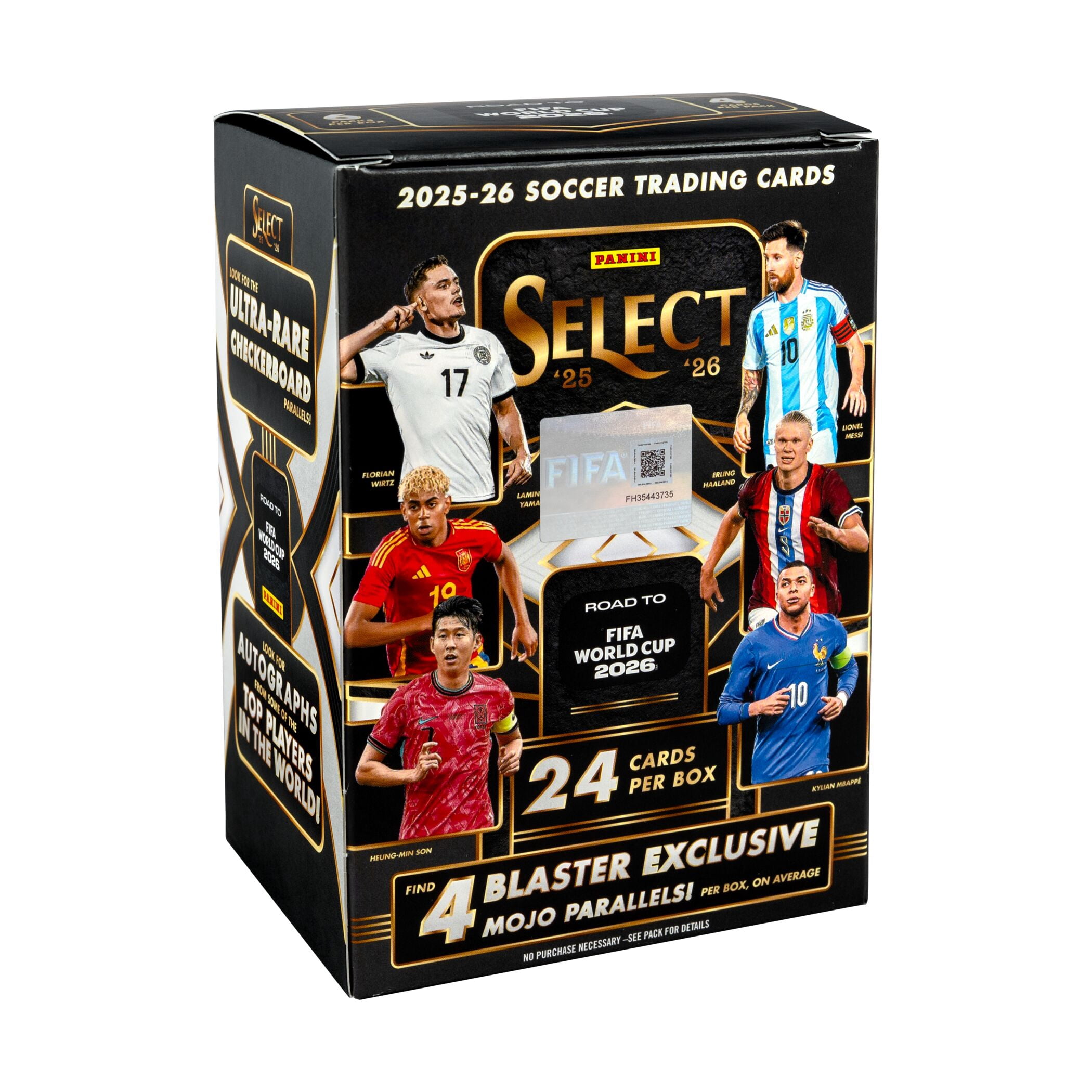 2026 Panini Select Road to FIFA World Cup Trading Cards Blaster Box