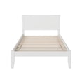 thumbnail image 3 of AFI Metro Full Solid Wood Platform Bed with Charging USB in White, 3 of 6