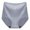 Dark Gray, variant on Litie Women Solid Color Twisted Seamless Panties High Waisted Soft Anti-septic Underpants