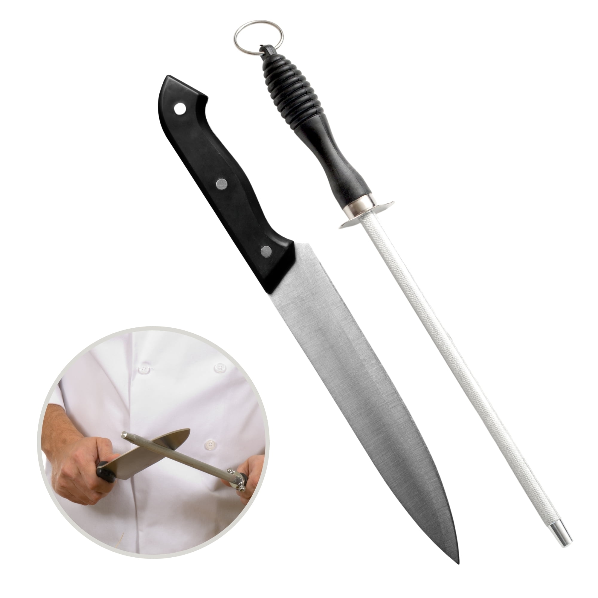 Lansky HRSET Curved Blade Coarse/Ultra Fine/Medium Sharpening System Hone Set 