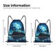 thumbnail image 2 of Fotbe Hawaiian Beach Pirate Moon Bolsa Mochila con Cordón Estampada, Bolsa de Gimnasio Deportiva, Bolsa Cinch, Bolsa con Cordón para Hombres y Mujeres-Small, 2 of 6